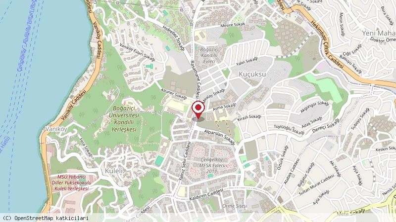 Rasathane Kebap konumunu gösteren harita
