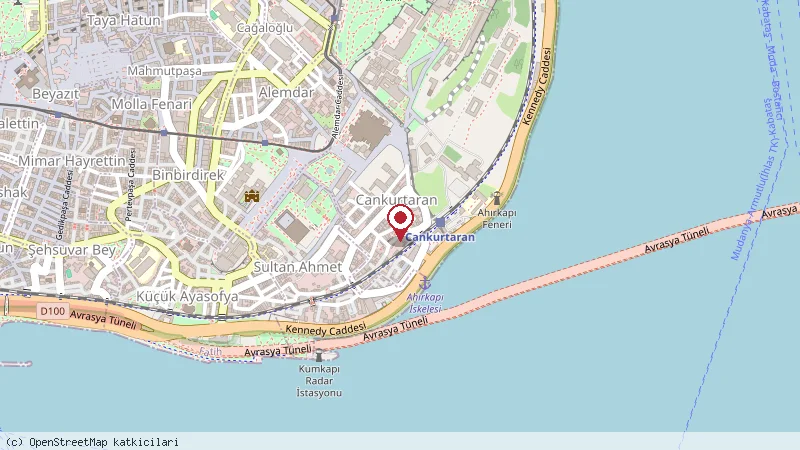 Royan Hotel Hagia Sophia Istanbul konumunu gösteren harita
