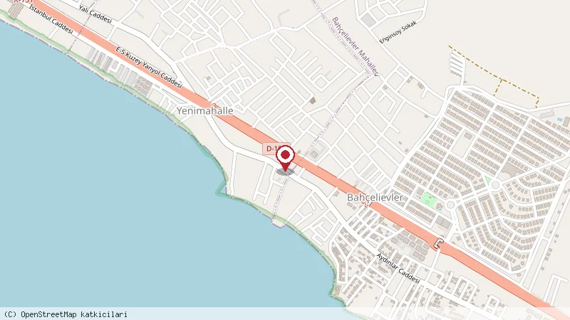 Sancak Hotel konumunu gösteren harita