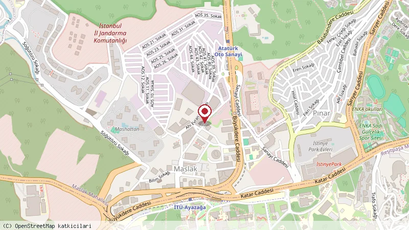 Tehroon Restaurant konumunu gösteren harita