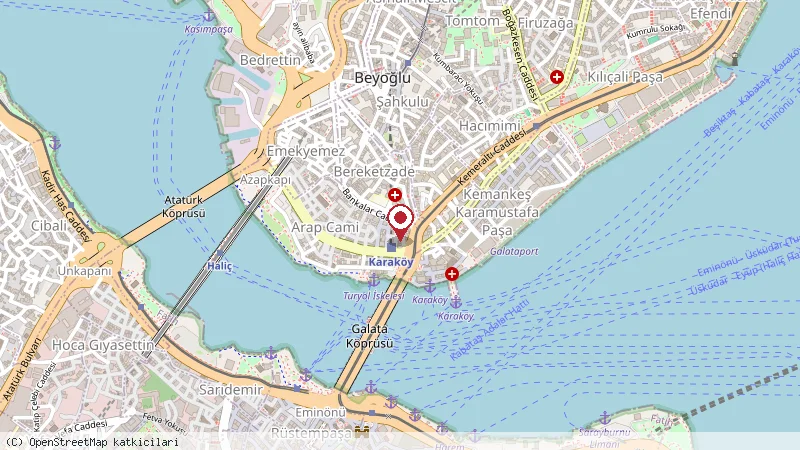 Vault Karaköy konumunu gösteren harita