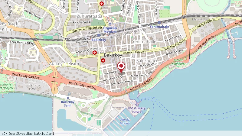 Vita Bella Suites konumunu gösteren harita