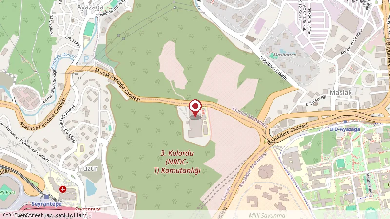 Volkswagen Arena (İstanbul) konumunu gösteren harita