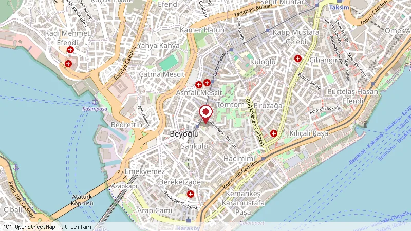 Yeni Lokanta konumunu gösteren harita